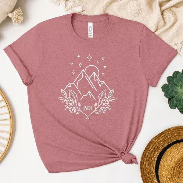 "Abide" Bella + Canvas Unisex Short Sleeve Tee