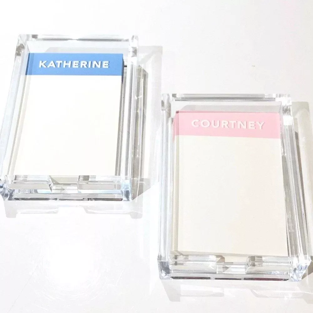 Acrylic Notecard Set