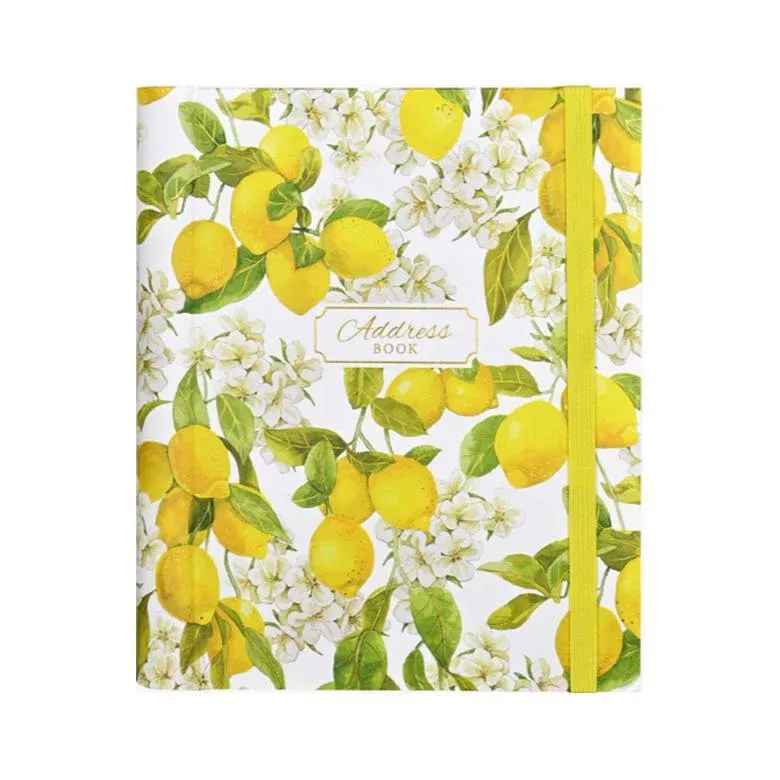 Amalfi Lemons Large Address Book
