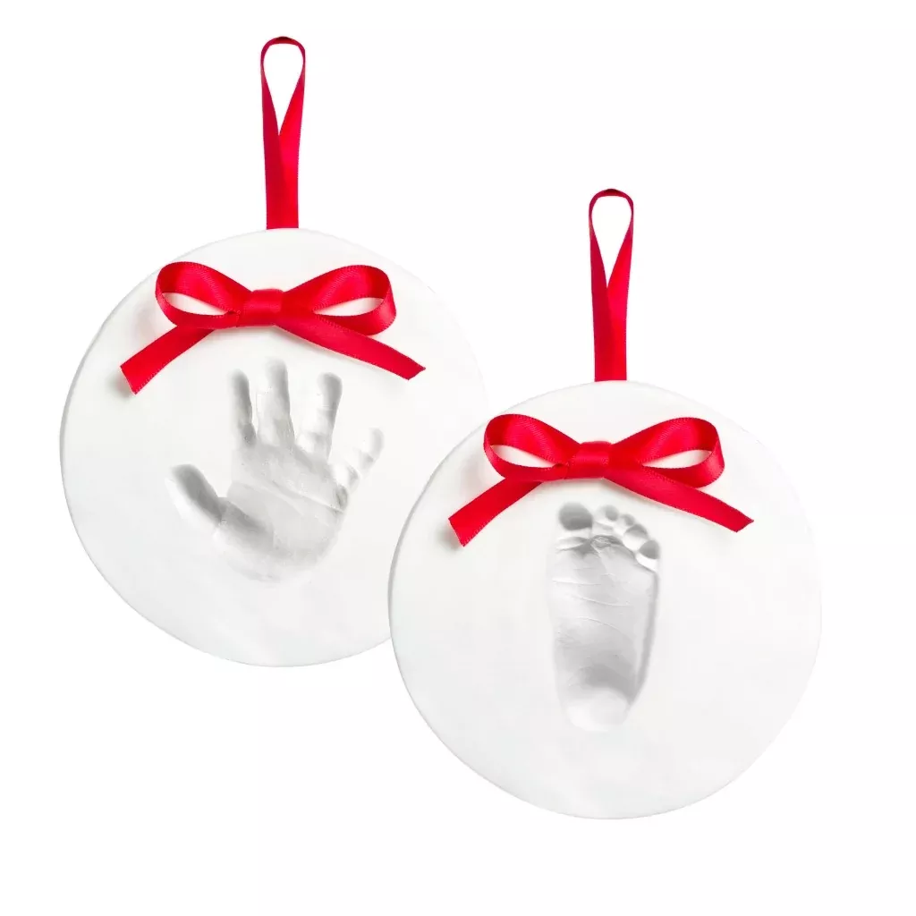 Babyprints Keepsake Ornament Kit Set of 2