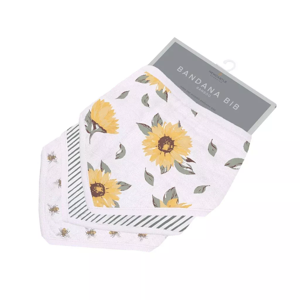 Bamboo Bandana Bibs 3 Pack - Sunrise to Sunset