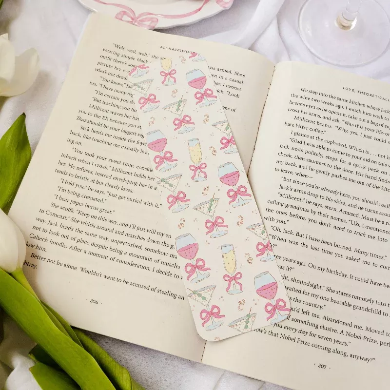 Bows & Bubbly Bookmark