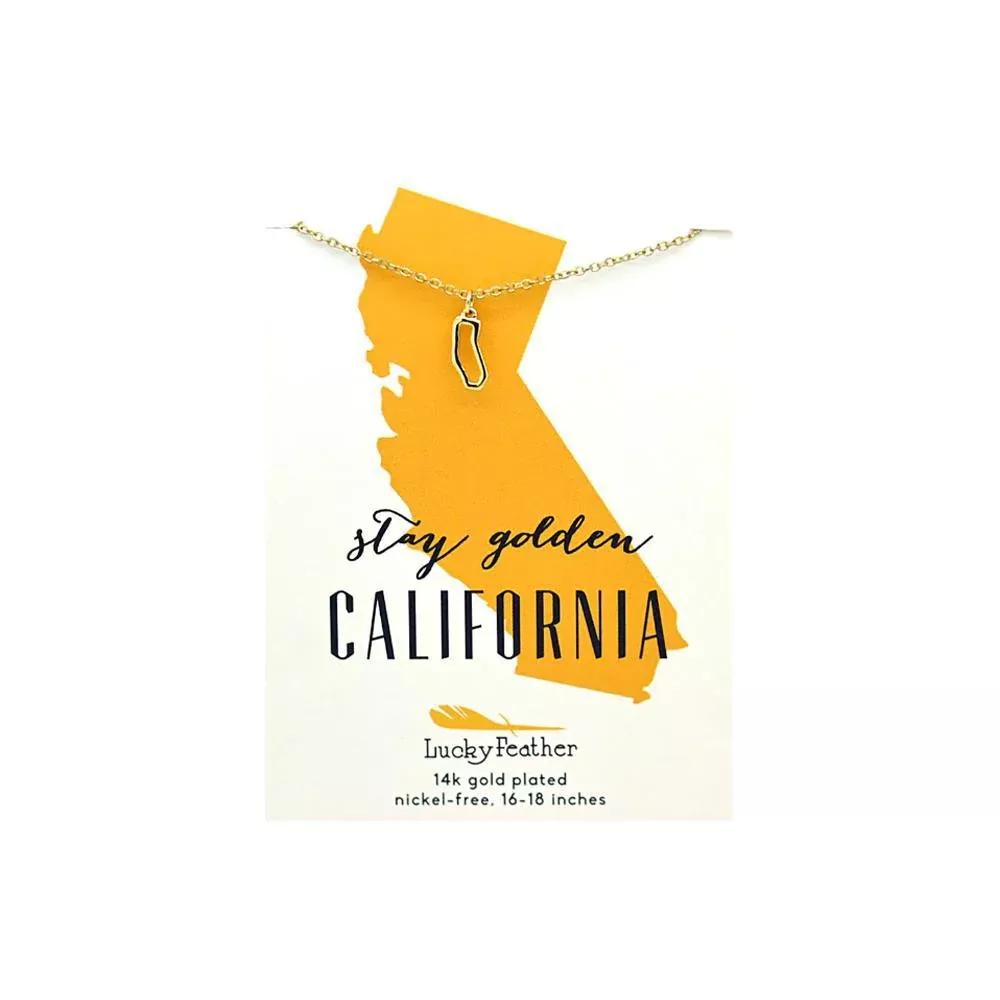 California State Gold Necklace