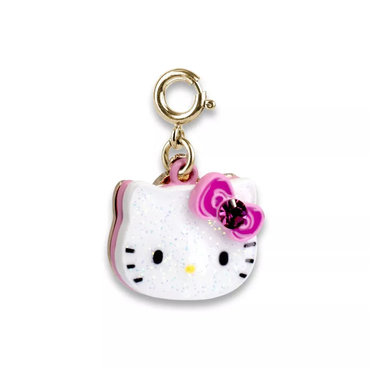 Charm It! Gold Glitter Hello Kitty Charm