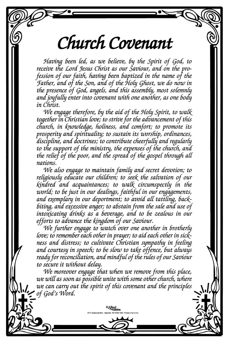 Church Covenant: Medium