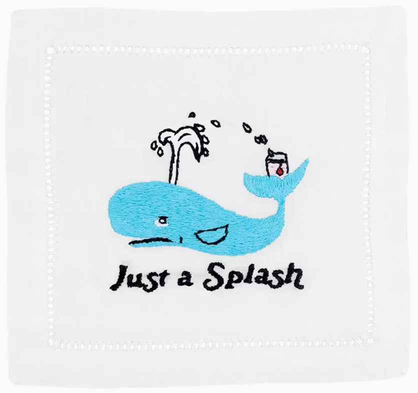 Cocktail Napkin Just a Splash