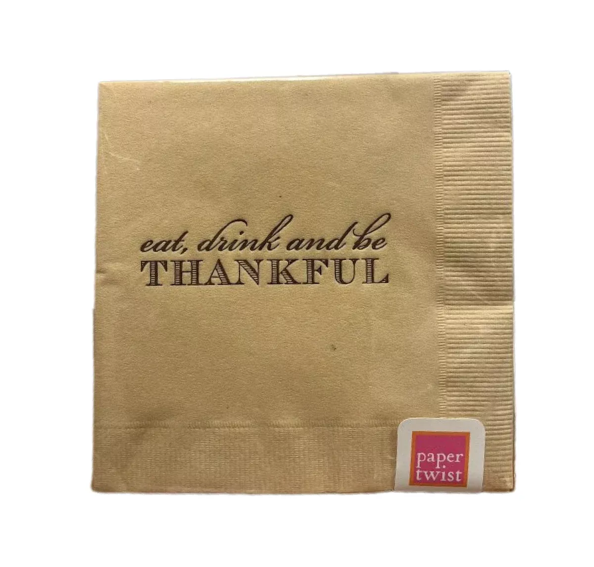 Eat Drink & be Thankful Napkins