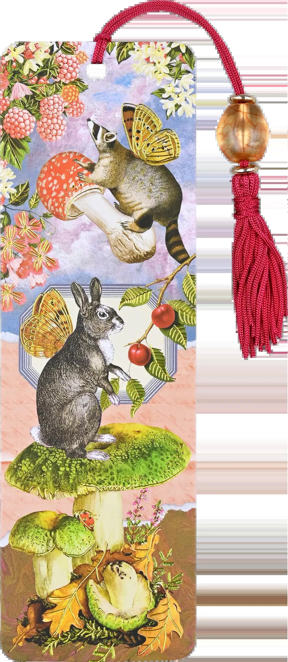 Ephemera Beaded Bookmark