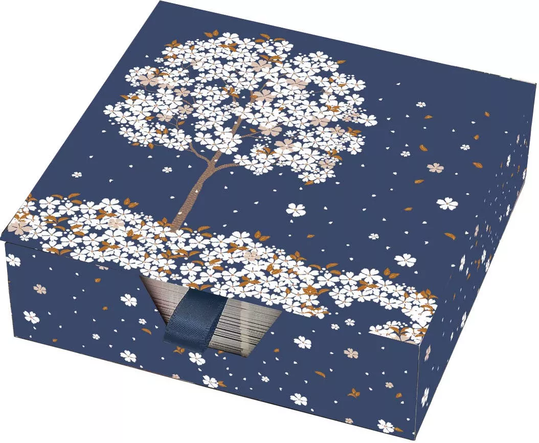 Falling Blossoms Desk Notes