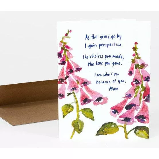 Foxglove Mother's Day Card