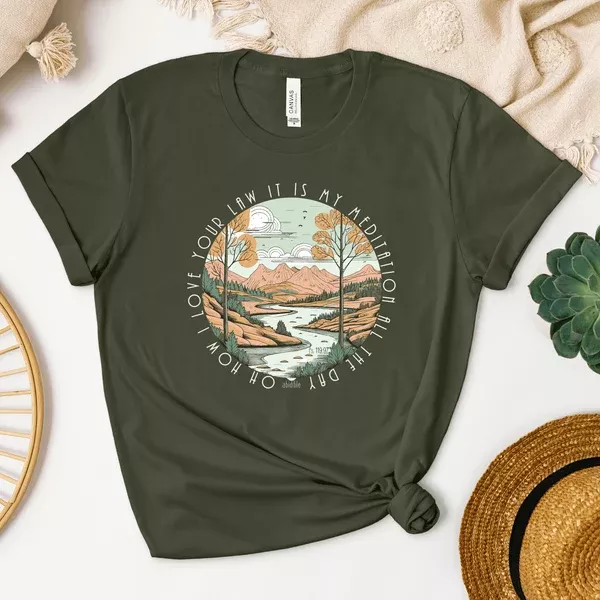 "I Love Your Law" Bella + Canvas Unisex Short Sleeve Tee