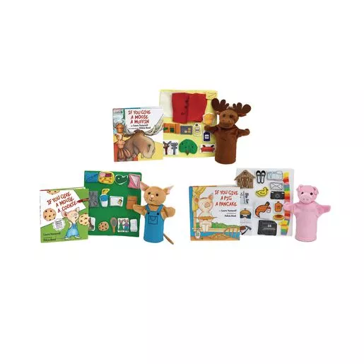 "If You Give A…" Series Books & Props - Set of 3