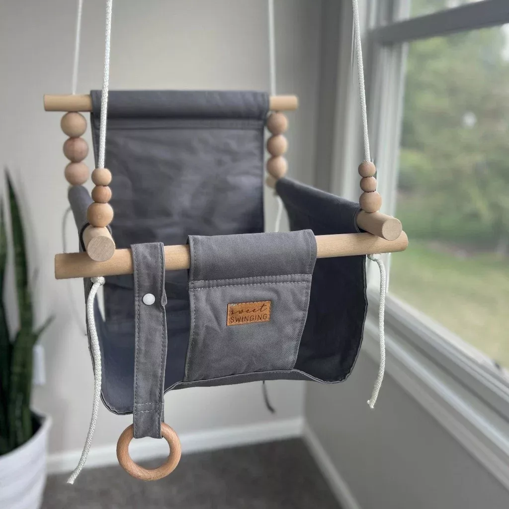 Indoor Baby/Child Swing - Gray