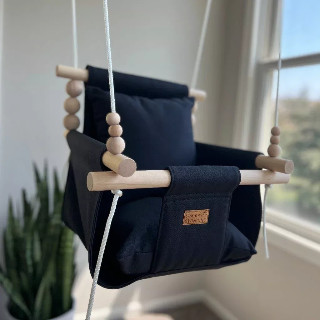 Indoor Baby/Child Swing - Peppercorn