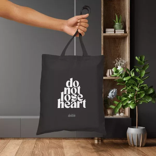 "Jars of Clay - Do Not Lose Heart" Cotton Canvas Tote Bag