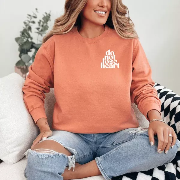 "Jars of Clay - Do Not Lose Heart" Unisex Comfort Colors™ Crewneck