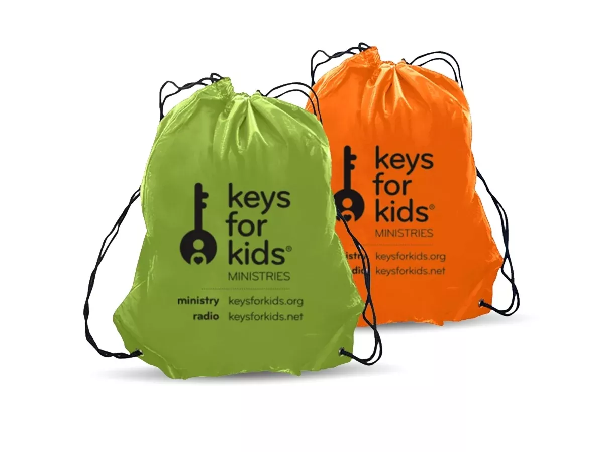 Keys for Kids Drawstring Bag