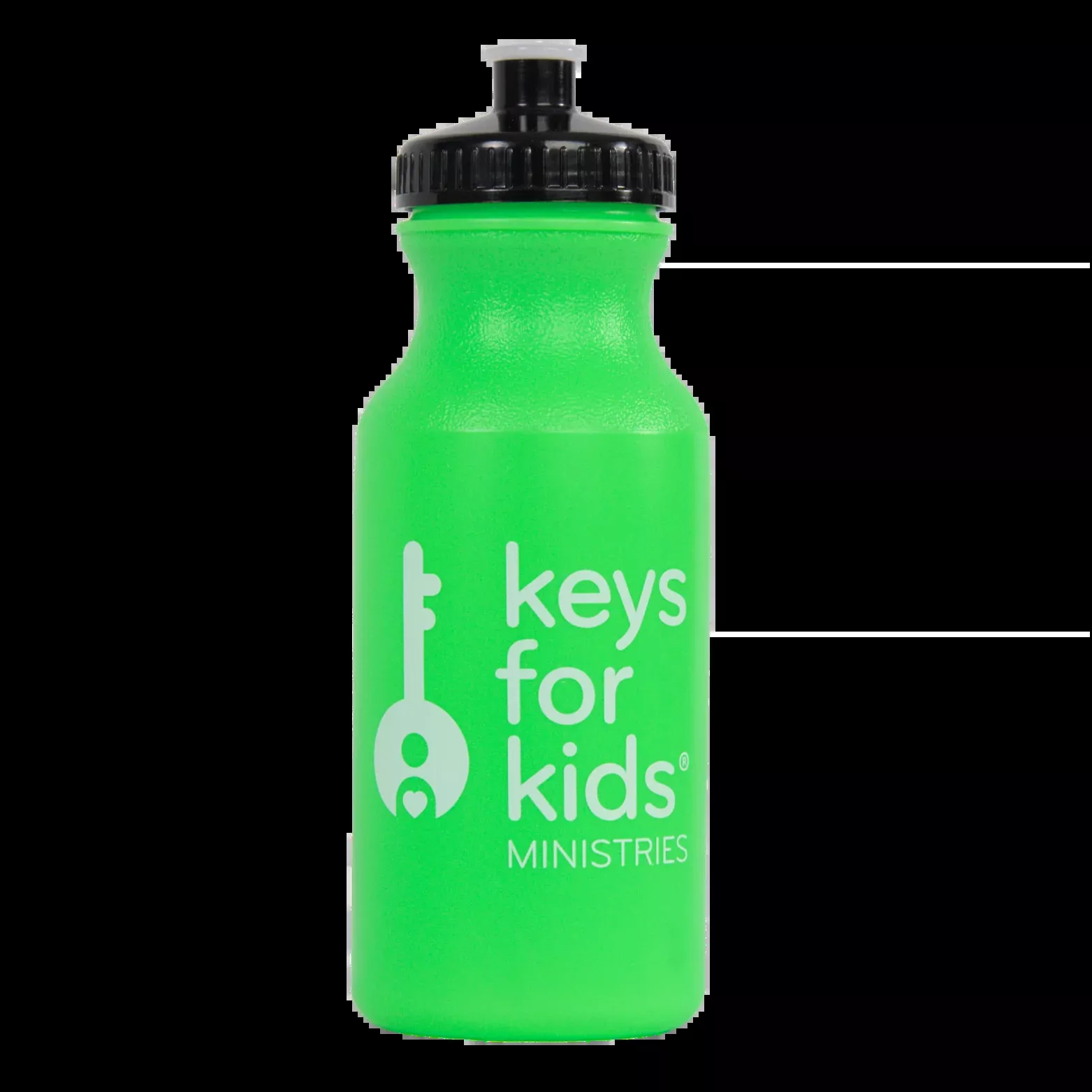 Keys for Kids Green Water Bottle