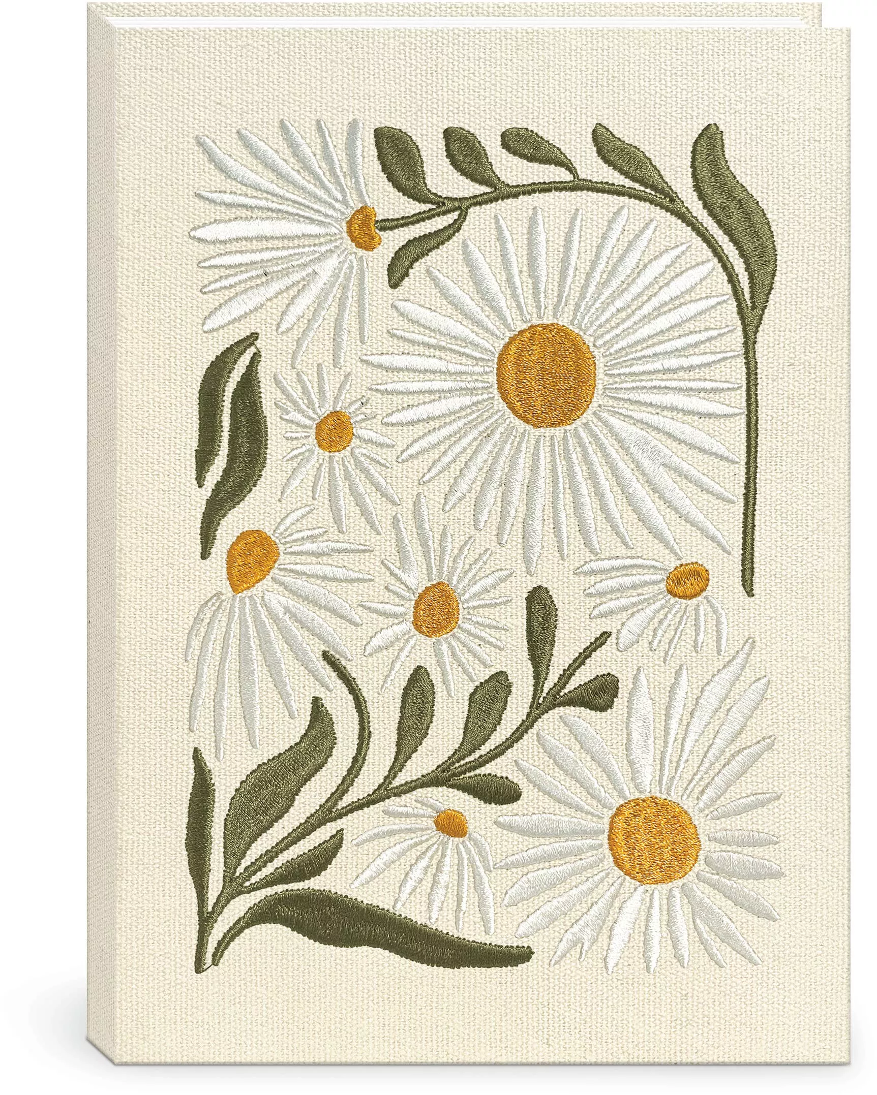 Lady Jayne - FABRIC EMBROIDERED JOURNAL FLOWER MARKET DAISY