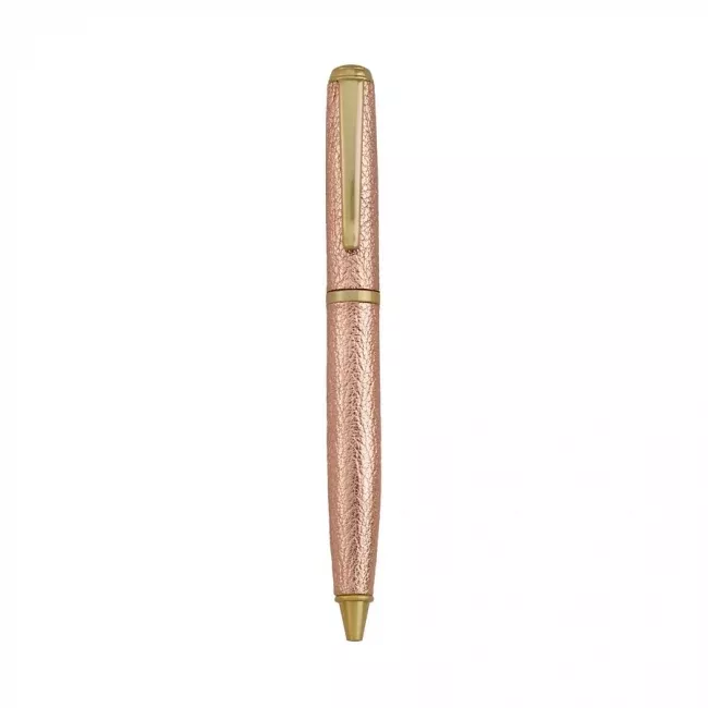 Leather Wrapped Pen Rose Gold