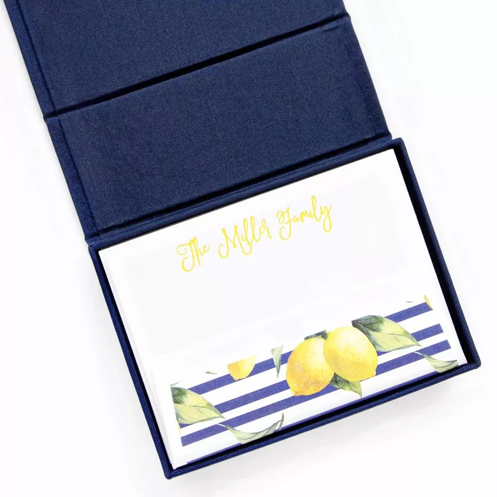 Letterpress Petite Silk Stationery 101