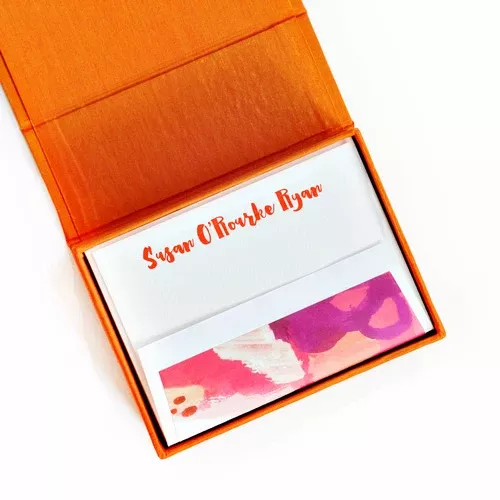Letterpress Petite Silk Stationery 109