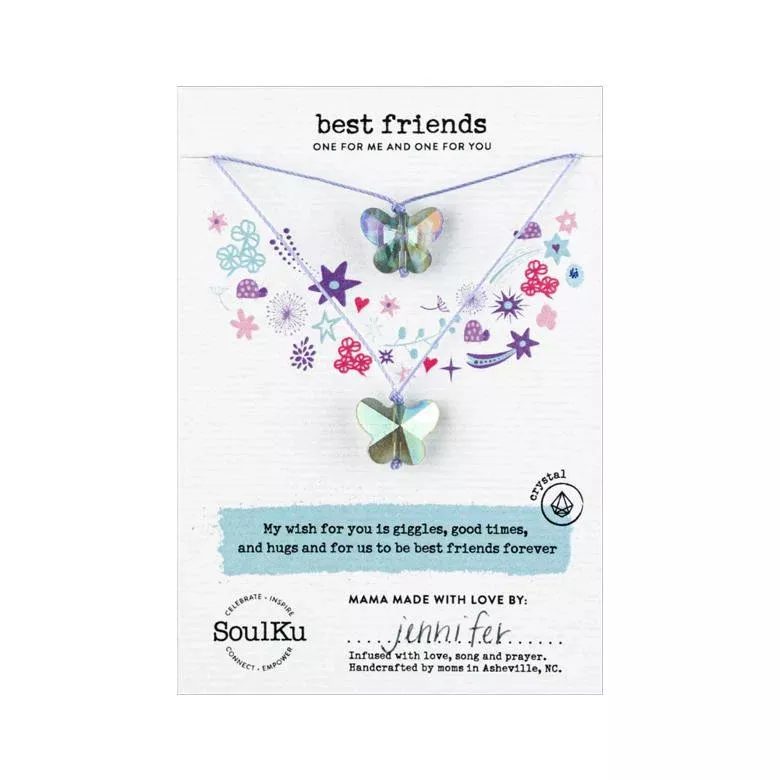 Little Wishes Necklace - Brilliant Blue BFF Set