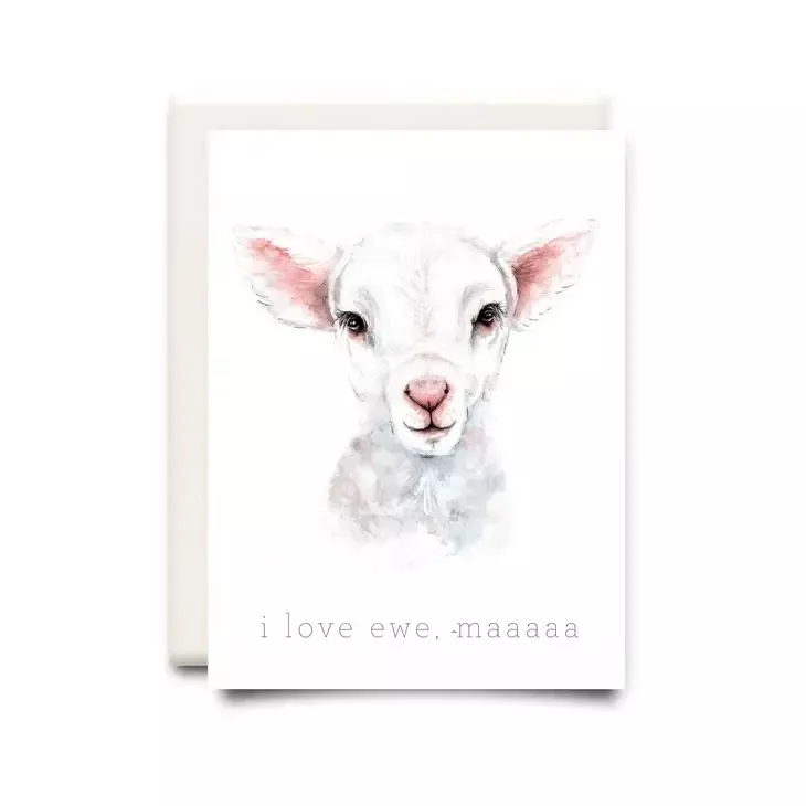 Love Ewe Maaaaa Mother's Day Card
