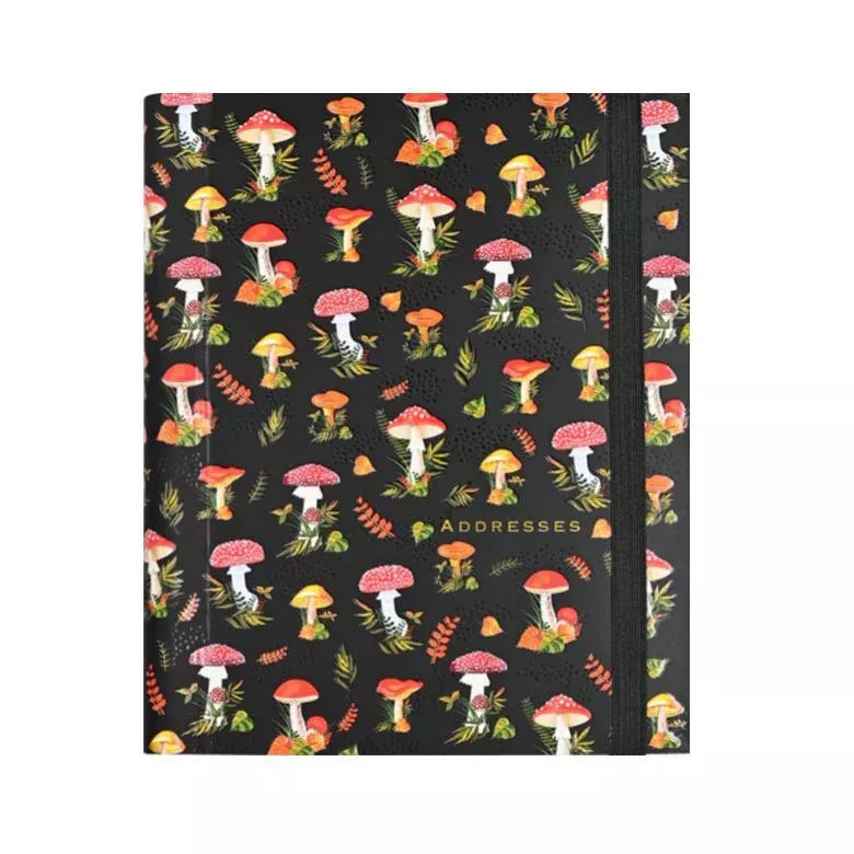 Mushroom Large Address Book
