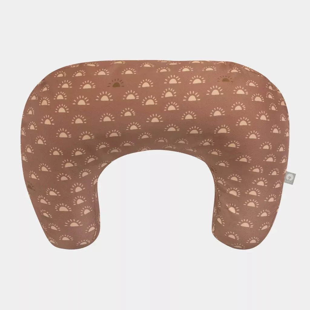 New Boppy Nursing Pillow - Clay & Gold Suns