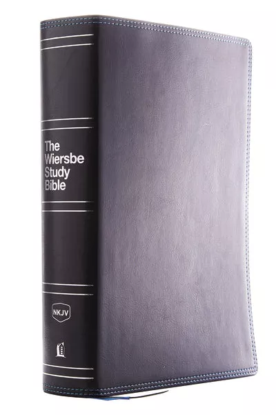 NKJV, Wiersbe Study Bible, Red Letter Edition, Comfort Print