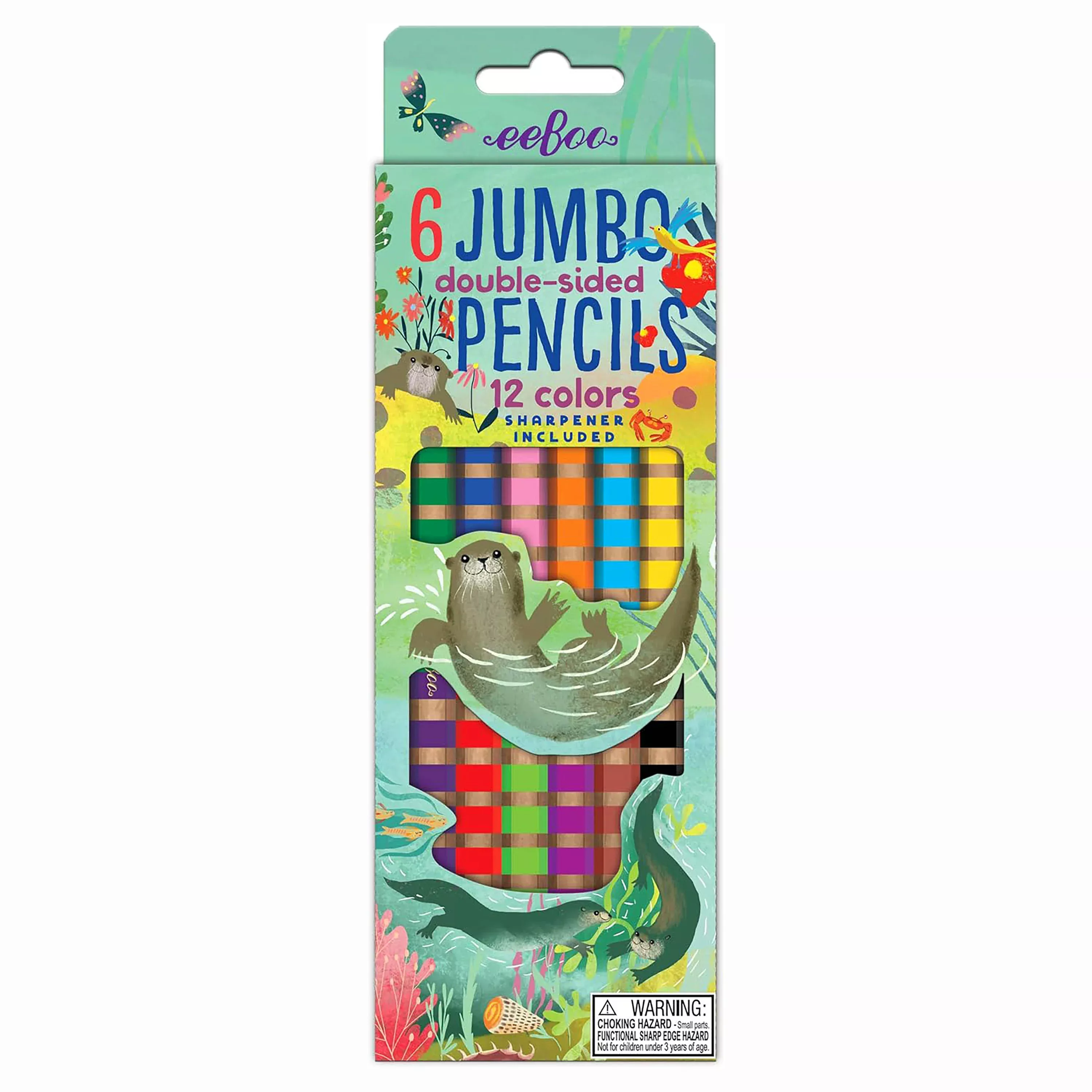 Otters Jumbo Double-Sided Pencils