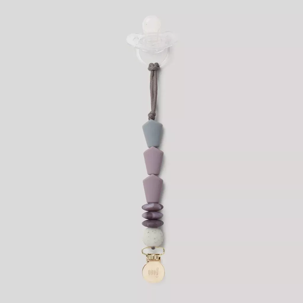 Pacifier Clip - Pewter