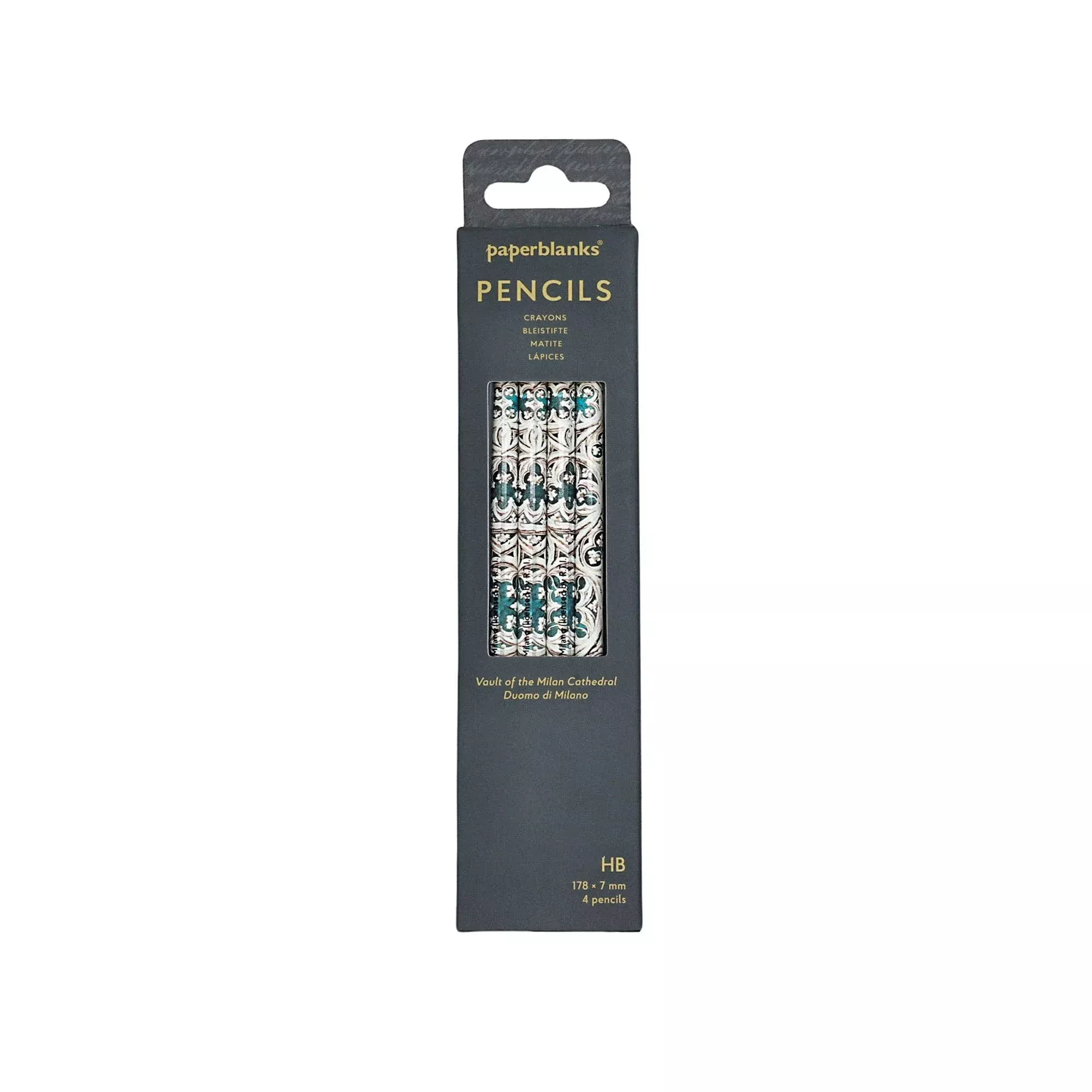 Paperblanks Vault of the Milan Cathedral 4-Pack Pencils