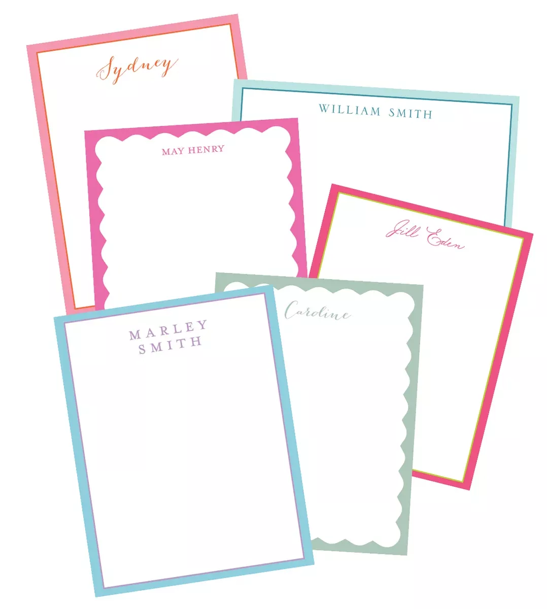 Petite Acrylic Box Notes - Fun & Bright