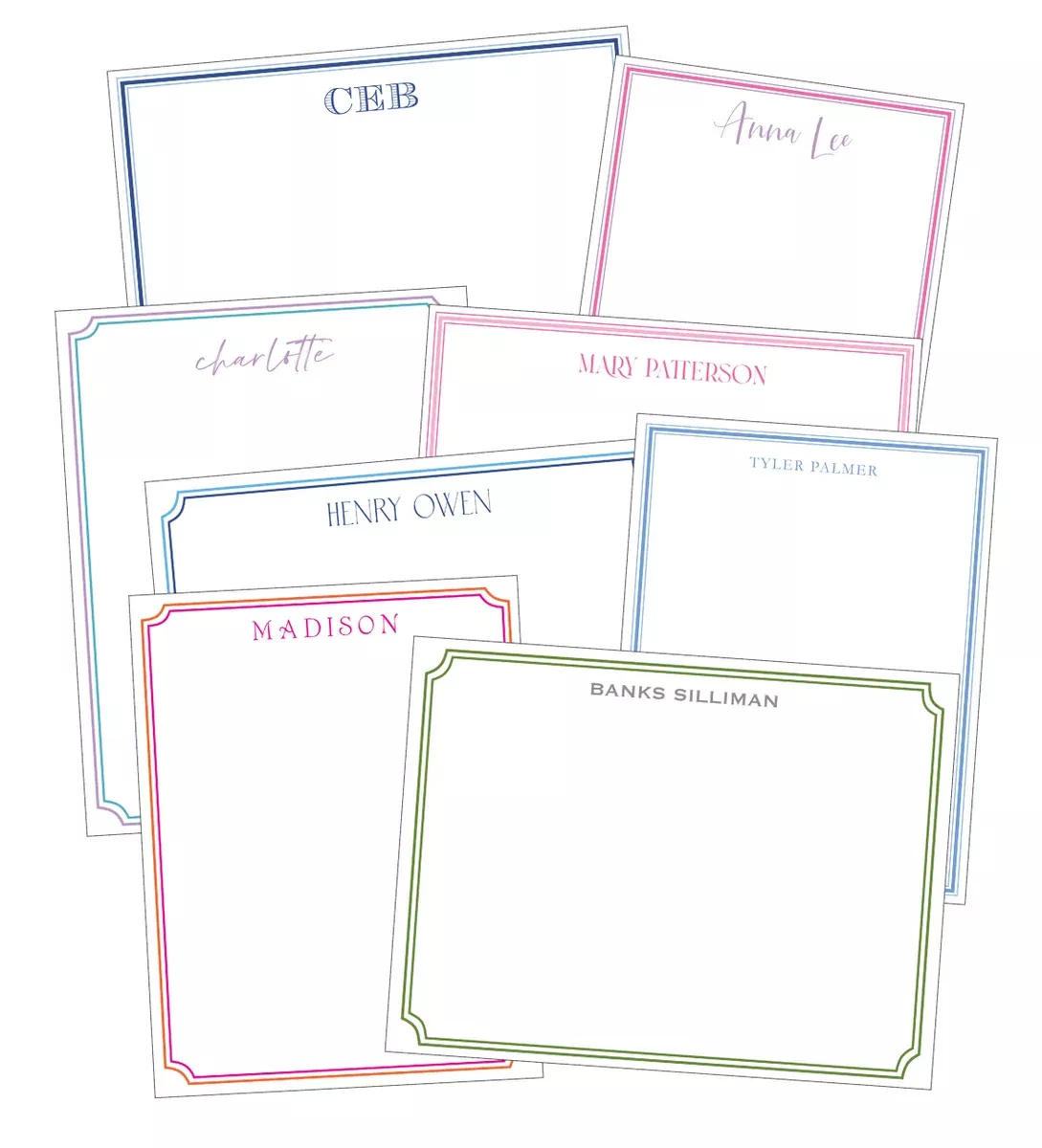 Petite Acrylic Box Notes - Traditional