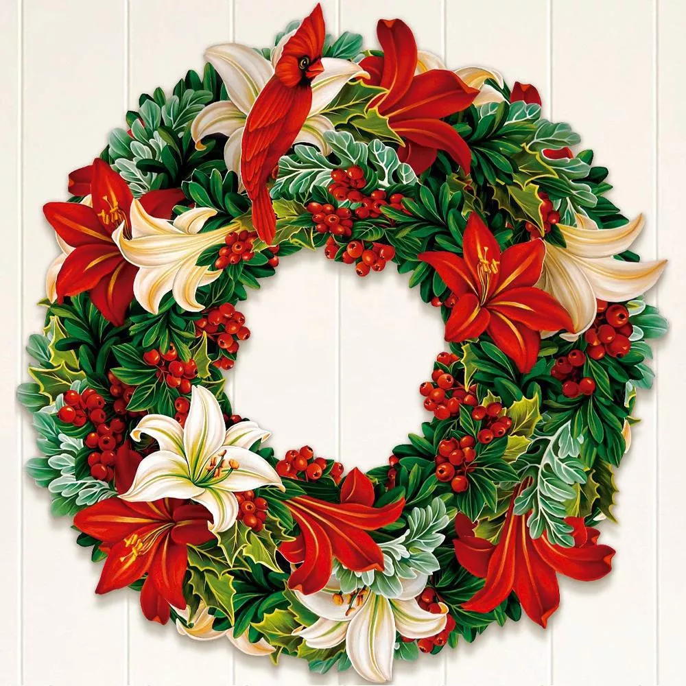 Pop-Up Holiday Wreath - Winter Joy