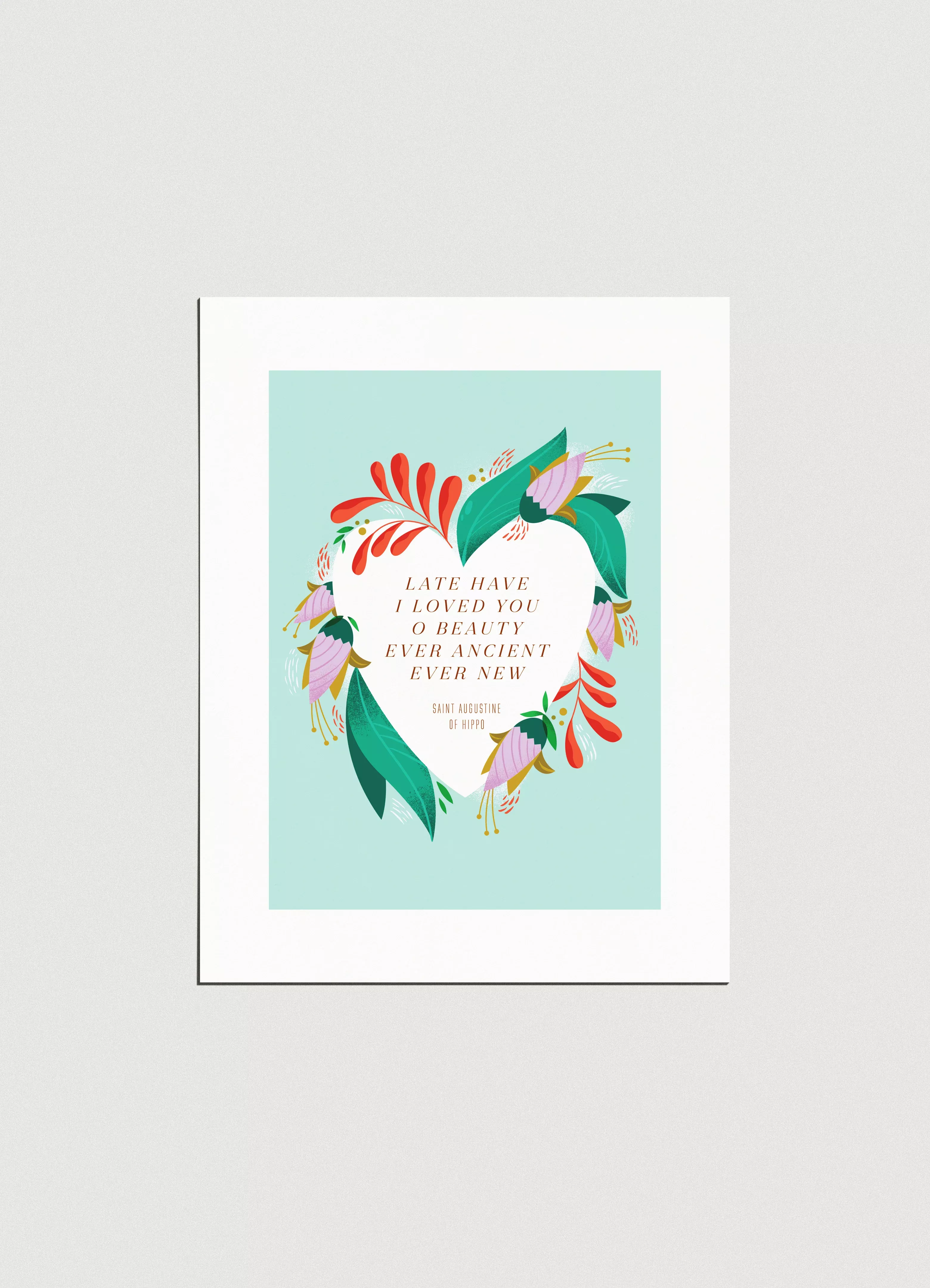 Print: Beauty Ancient + New, 11x14