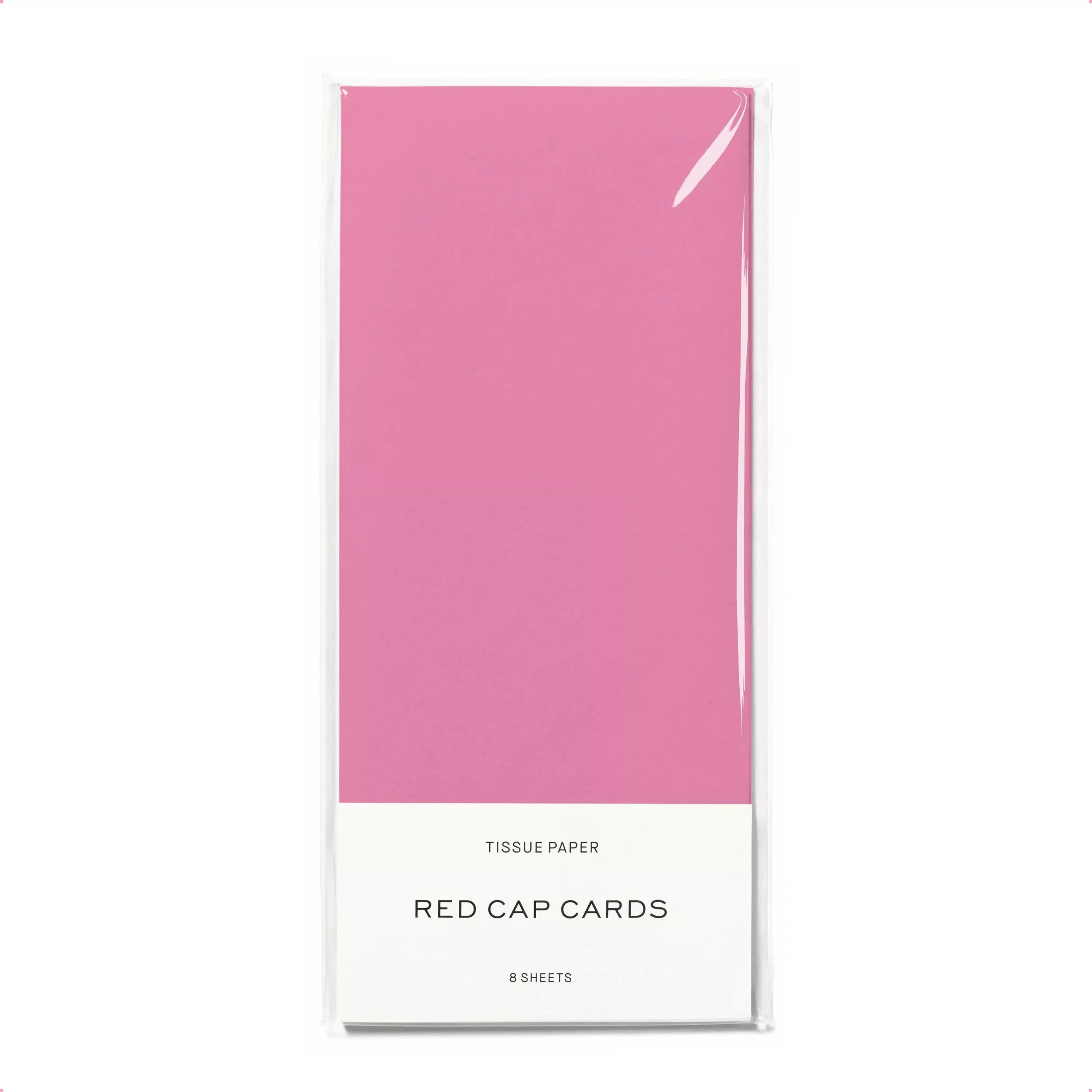 Red Cap Cards - Pink tissue paper: 8 Sheets