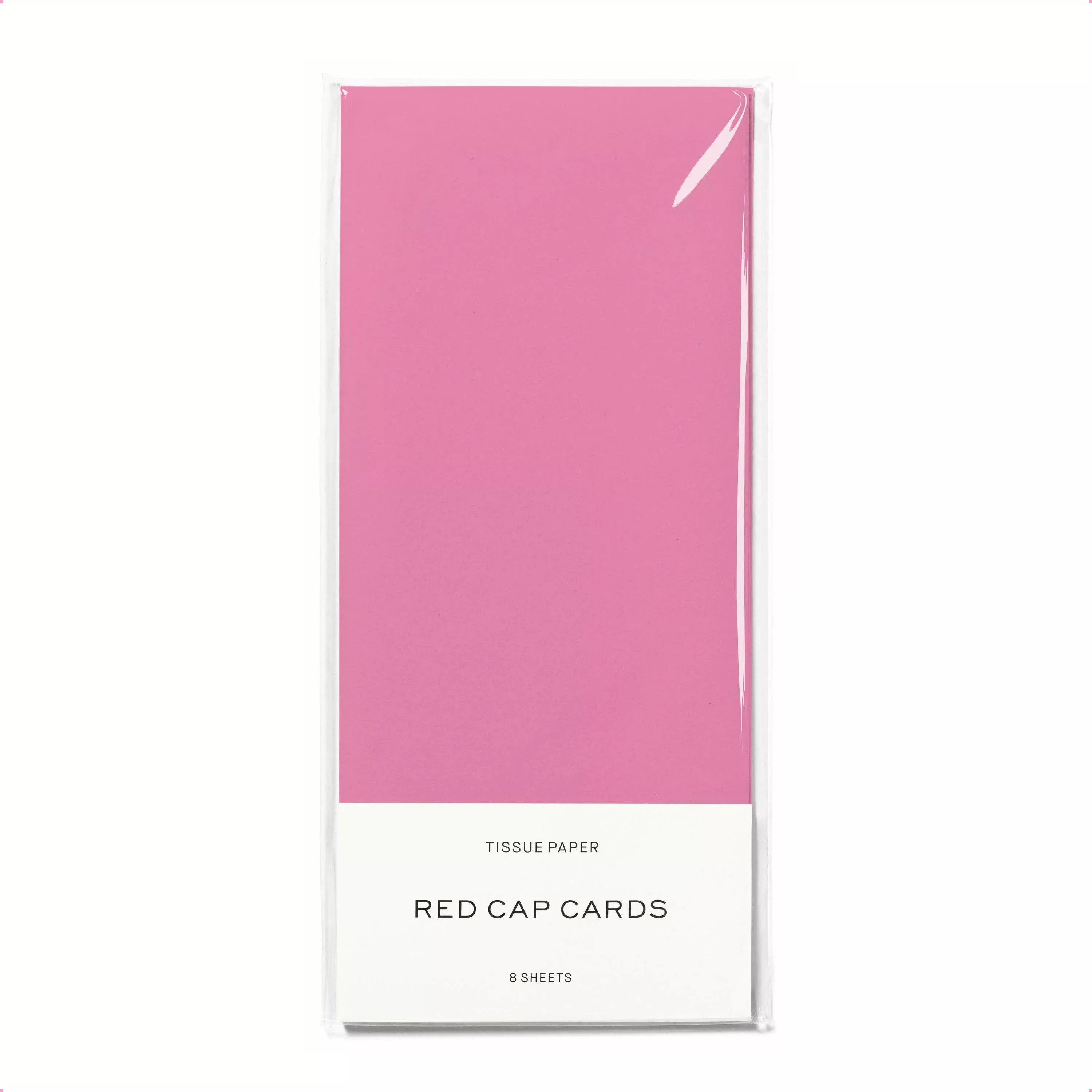 Red Cap Cards - Pink tissue paper: 8 Sheets