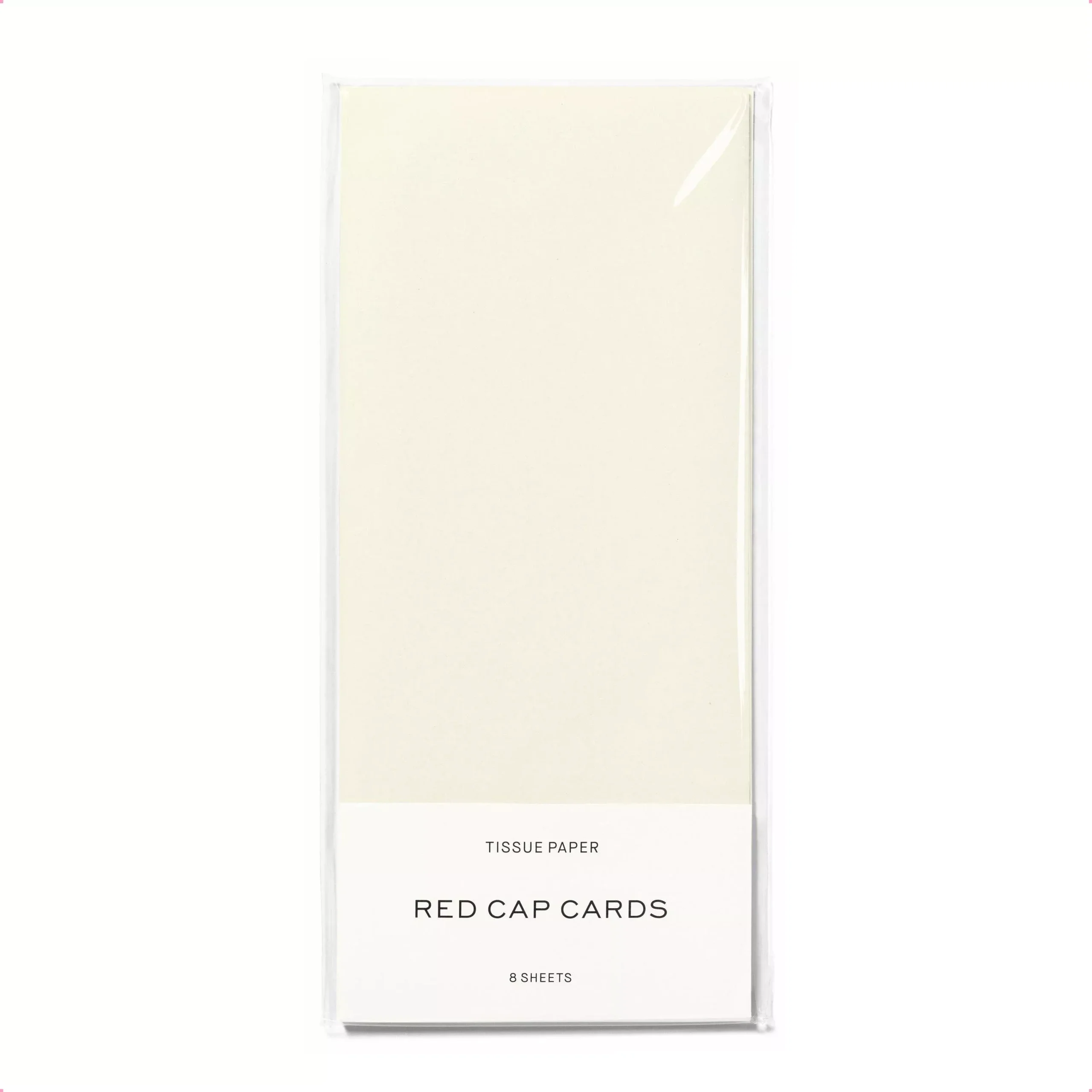 Red Cap Cards - Soft White tissue paper: 8 Sheets