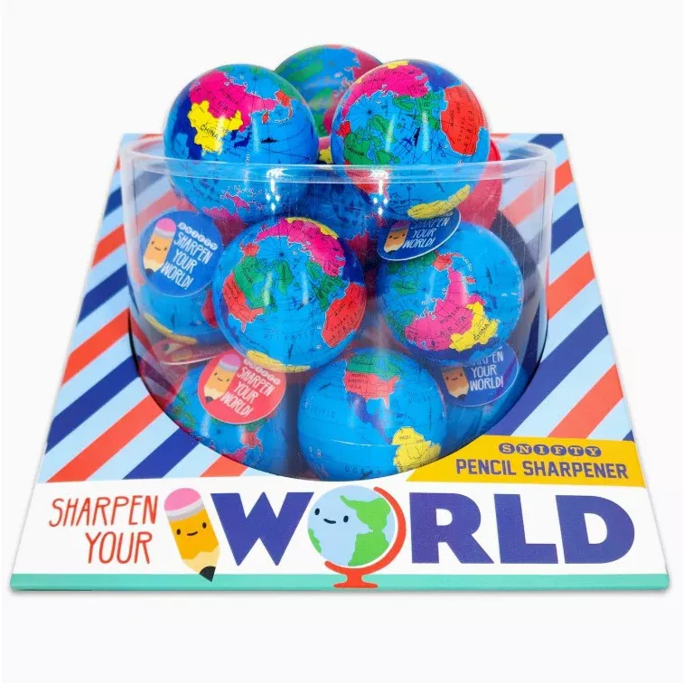 Sharpen Your World - Globe Pencil Sharpener