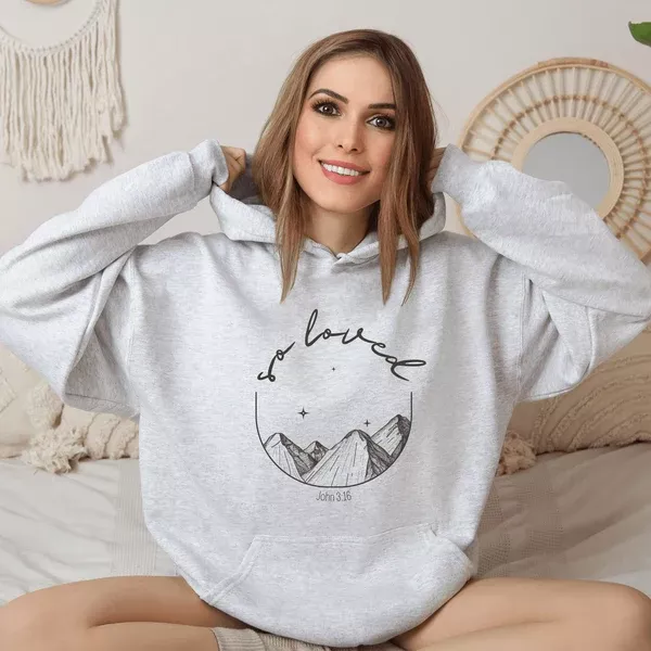 "So Loved" Unisex Heavy Blend™ Hooded Sweatshirt