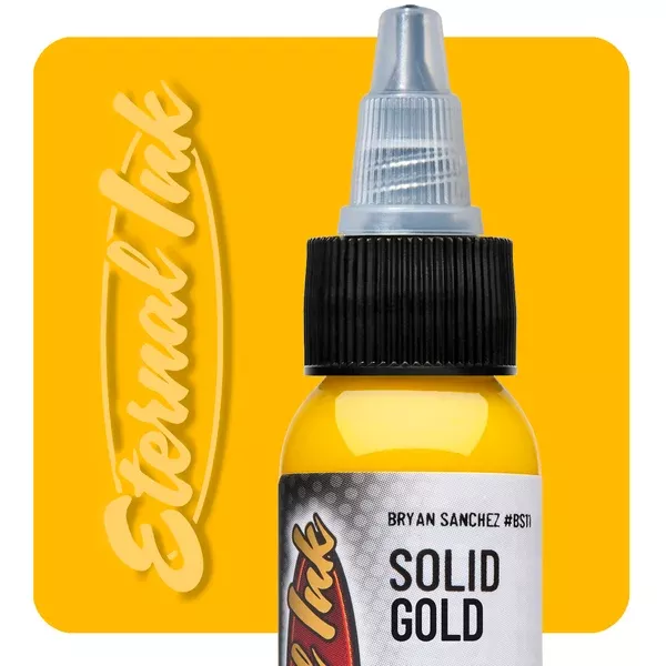 Solid Gold Watercolor-Bryan Sanchez M. Watercolor Series