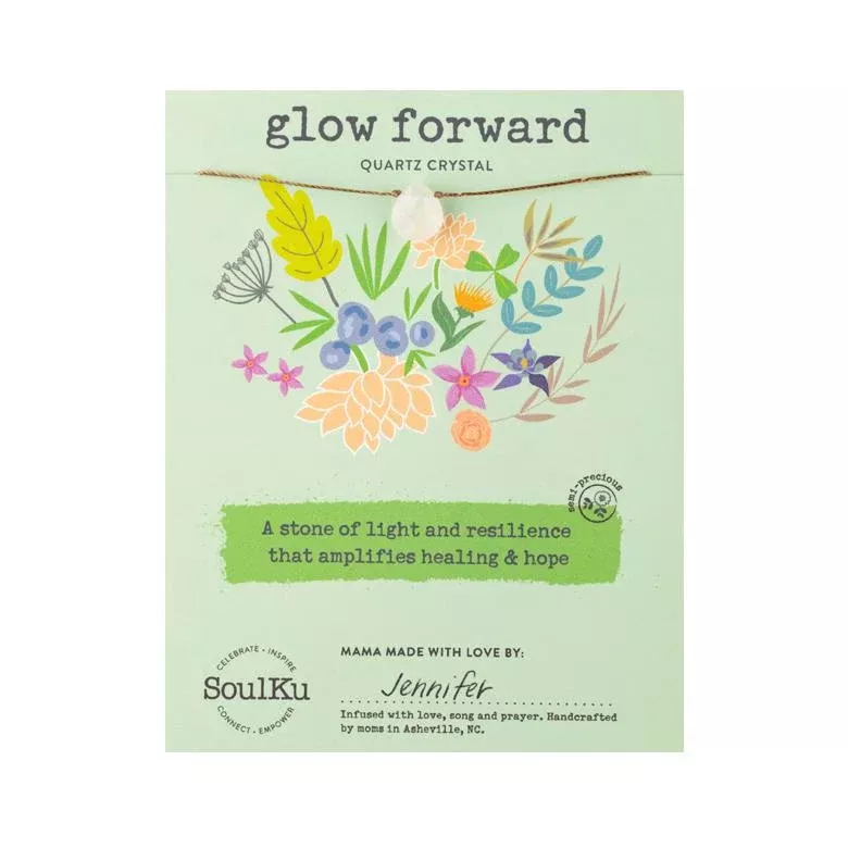Soul Full of Life Necklace - Clear Quartz for Glow Forward