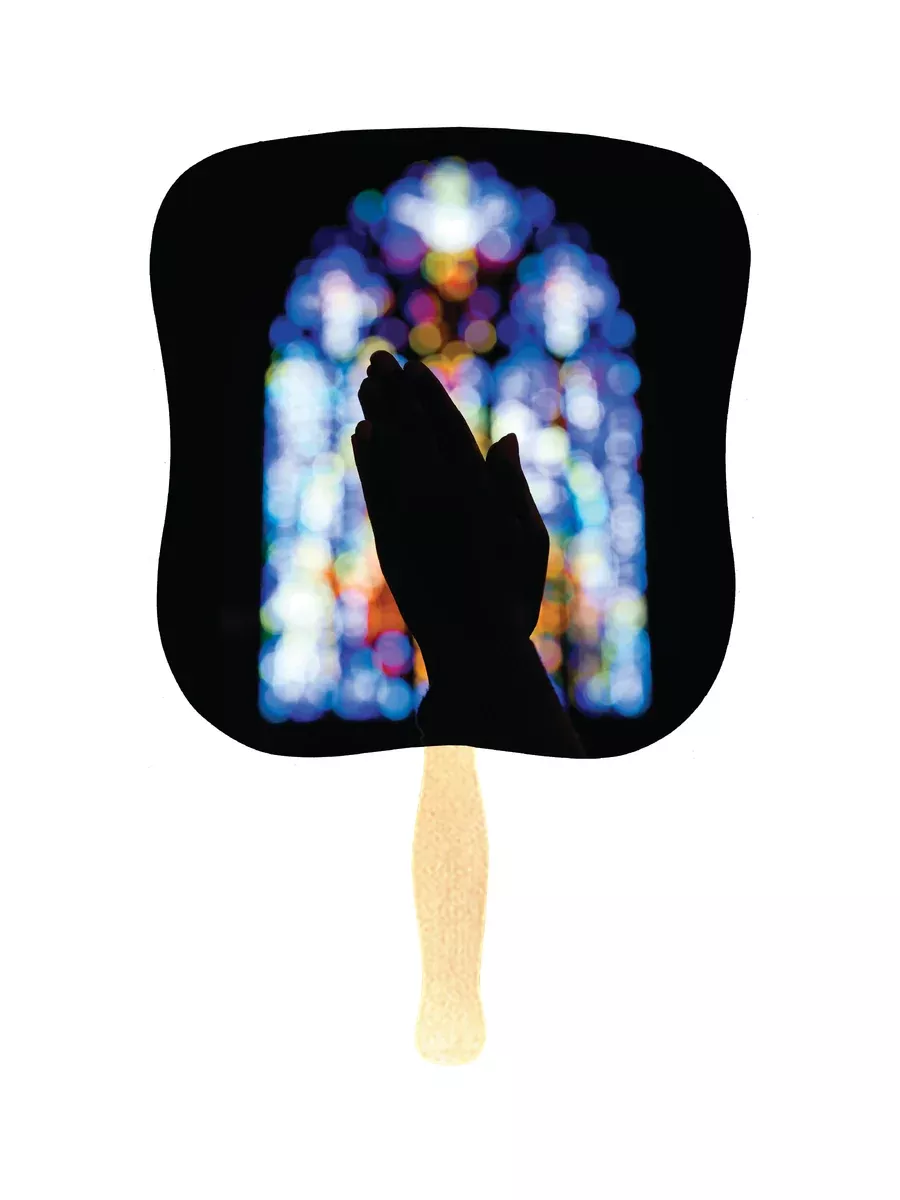 Stained Glass Fan