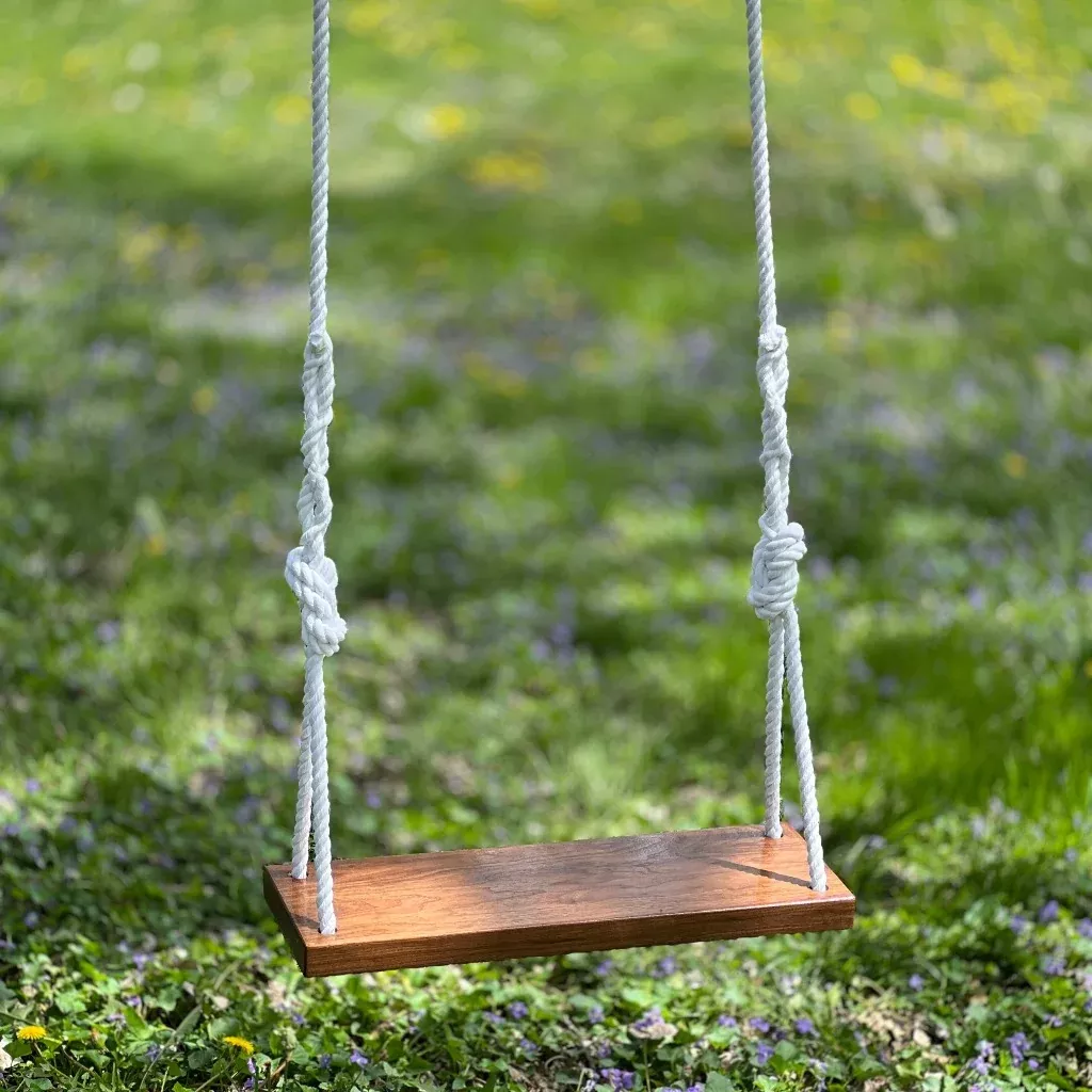 Sweet Swinging Bench Swing - Walnut
