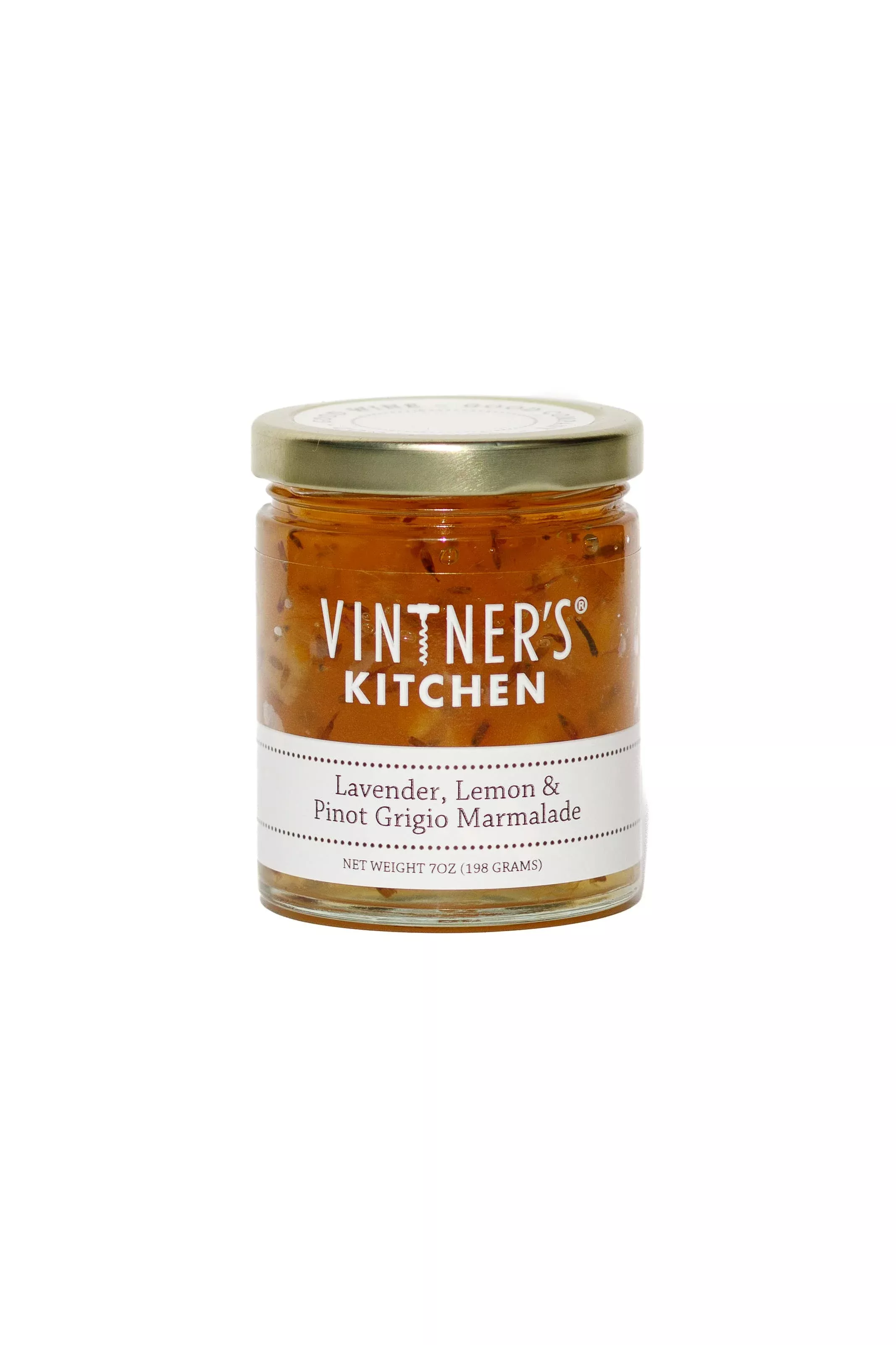 Vintner's Kitchen LLC - Lavender, Lemon & Pinot Grigio Marmalade: 7 ounce