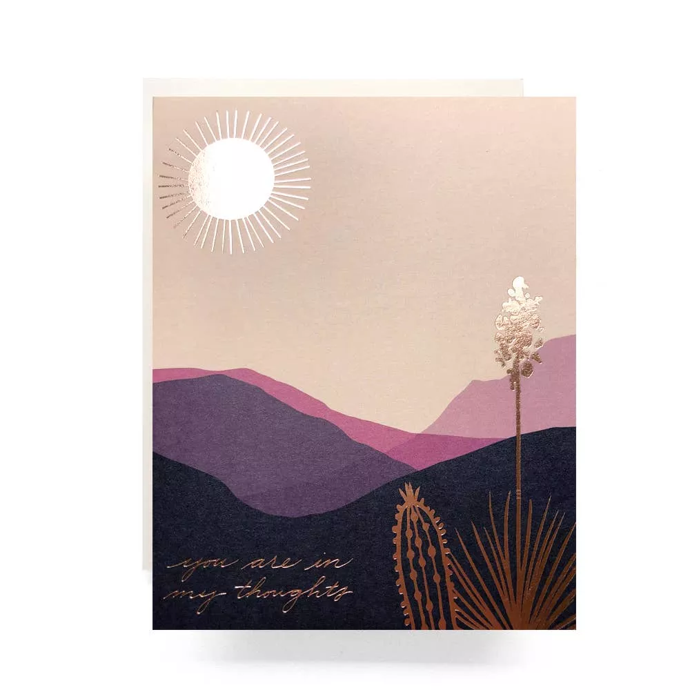 You are in my Thoughts Greeting Card - Antiquaria