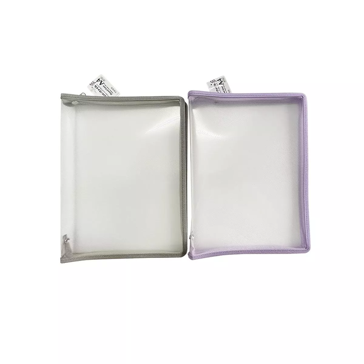 Zipped Case A4 Paletone Purple Gray
